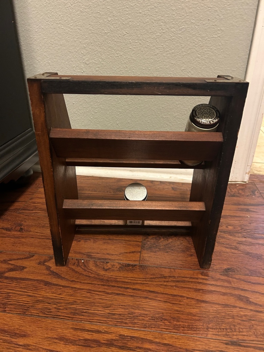 Vgt Wooden Countertop Spice Rack - Dark Brown - Picture 5 of 5